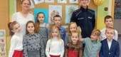 Spotkanie z policjantem w klasie II-12.10.2021.