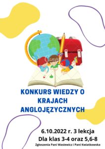 Szkolny Konkurs Wiedzy o Krajach Anglojęzycznych