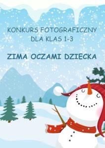 Konkurs fotograficzny „Zima oczami dziecka”