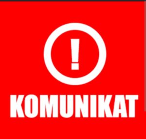 UWAGA KOMUNIKAT